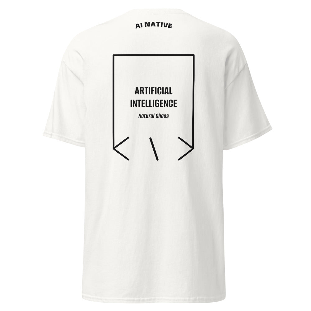 Artificial Intelligence — White Black back mockup