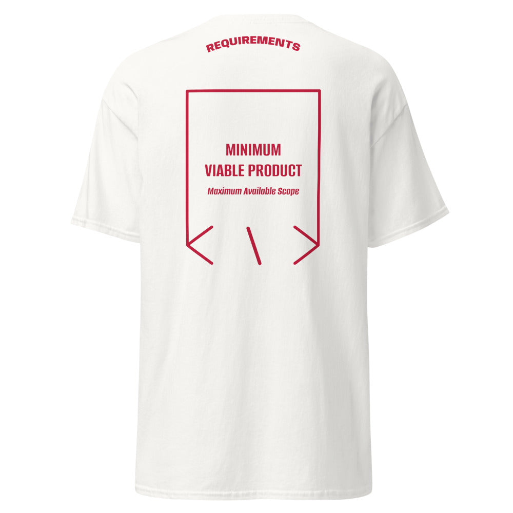 Minimum Viable Product — White Cardinal back mockup