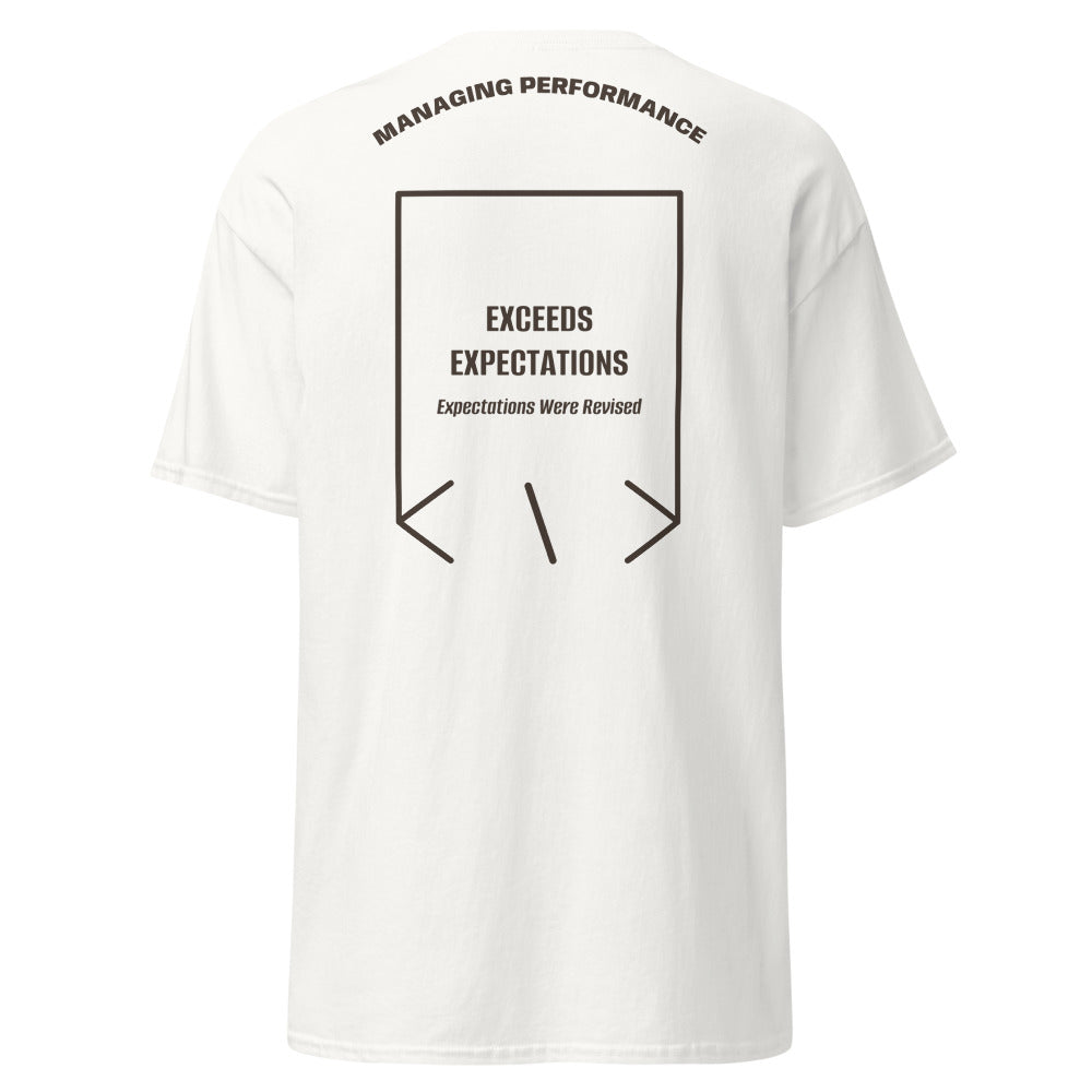Exceeds Expectations — White Dark Chocolate back mockup