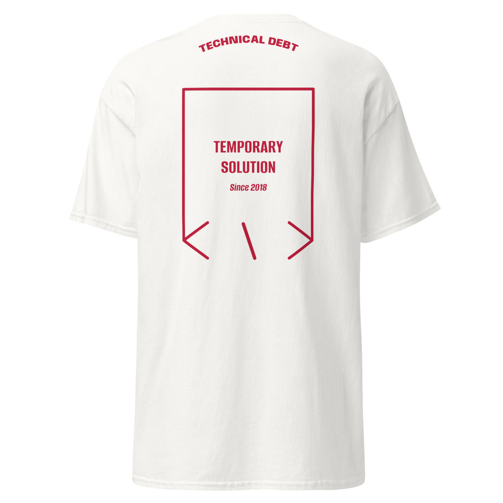 Temporary Solution — secondary back mockup