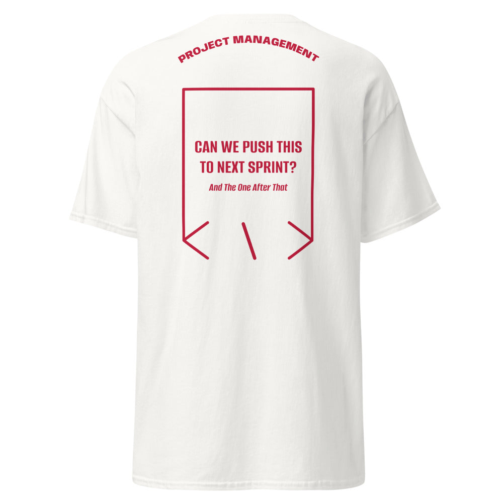 Can We Push This To Next Sprint? — White Cardinal back mockup