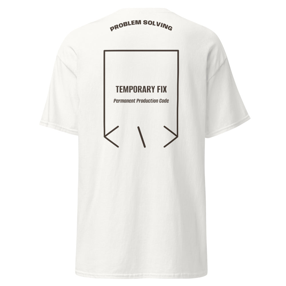 Temporary Fix — White Dark Chocolate back mockup