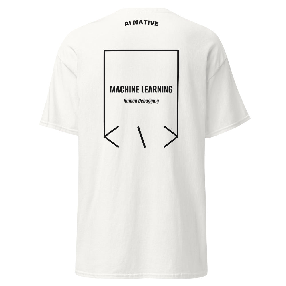 Machine Learning — White Black back mockup