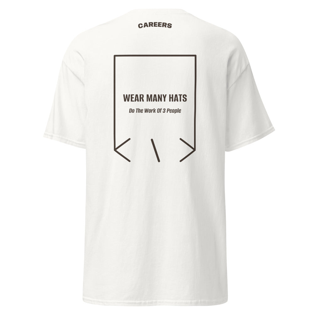 Wear Many Hats — White Dark Chocolate back mockup