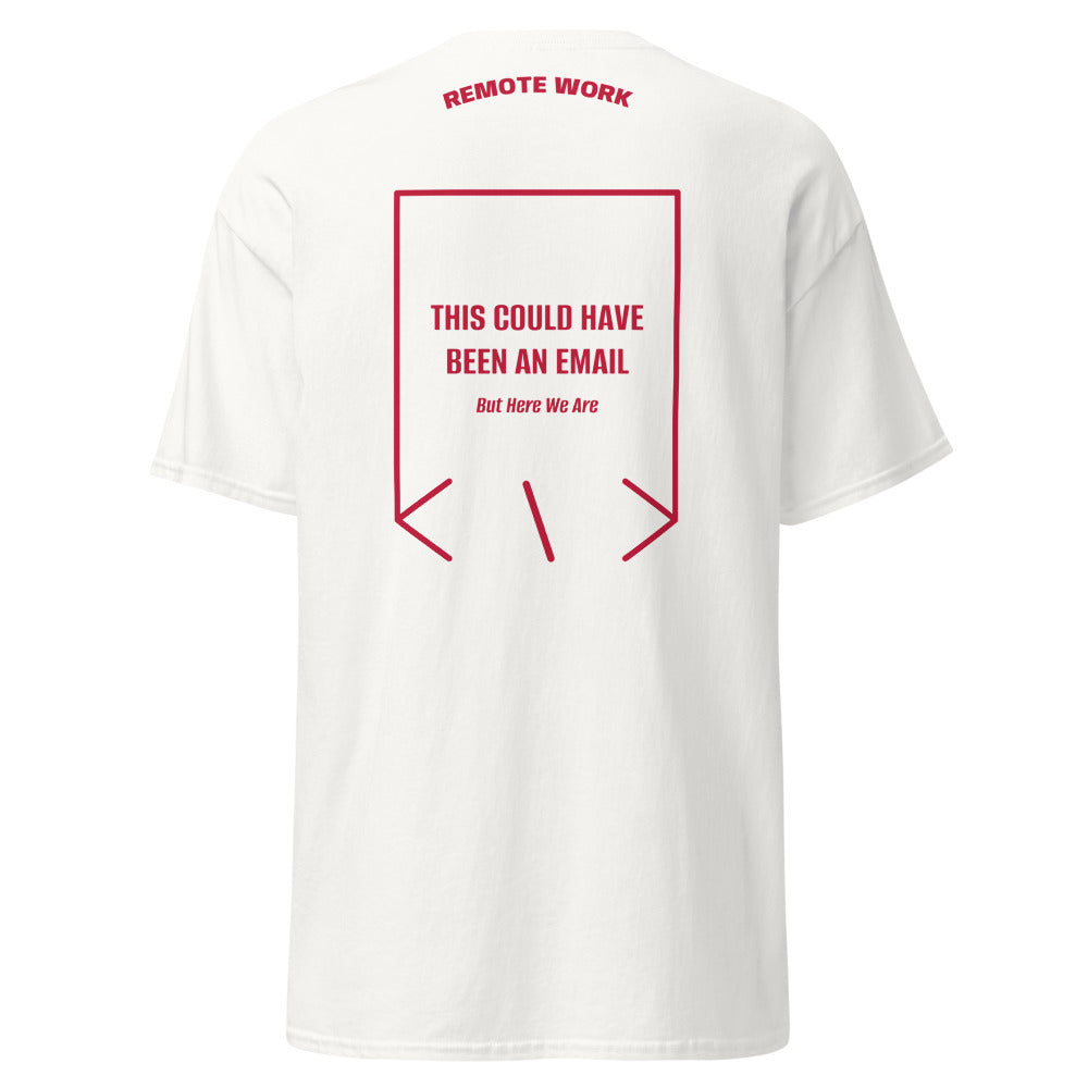 This Could Have Been An Email — White Cardinal back mockup