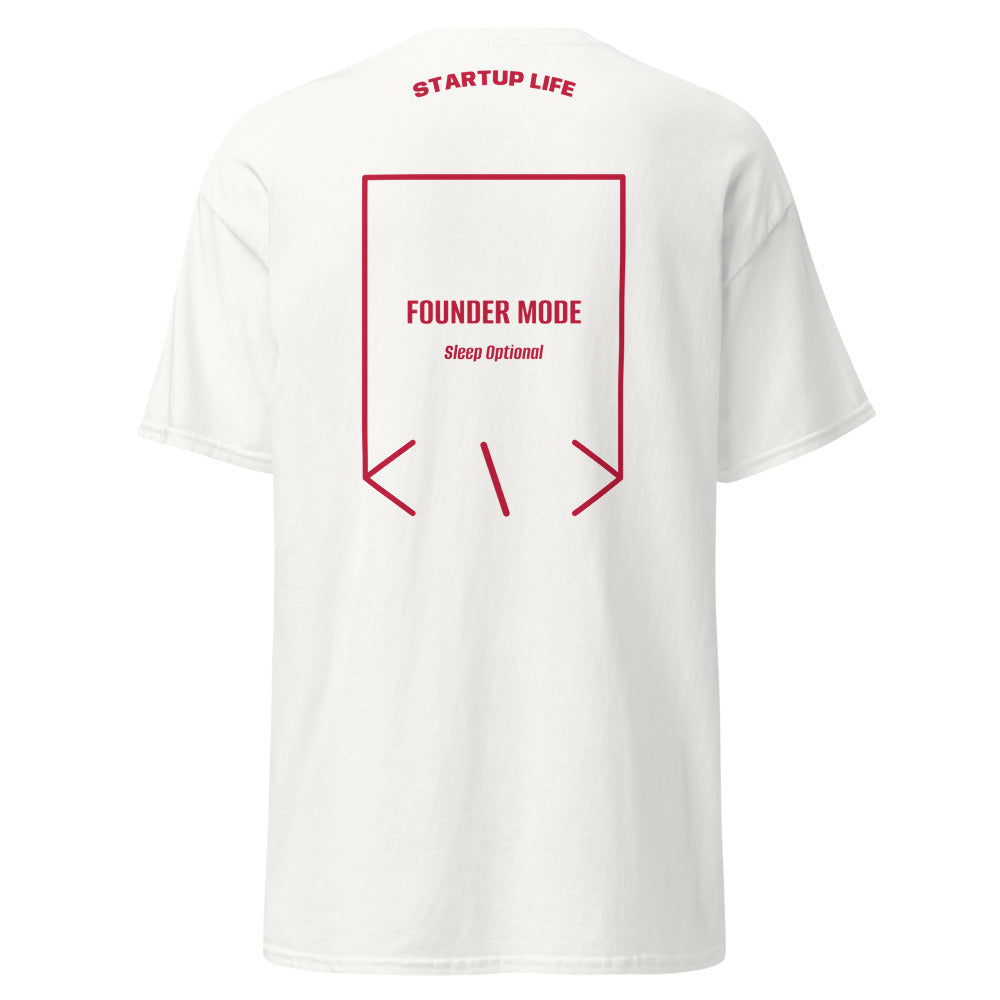 Founder Mode — White Cardinal back mockup