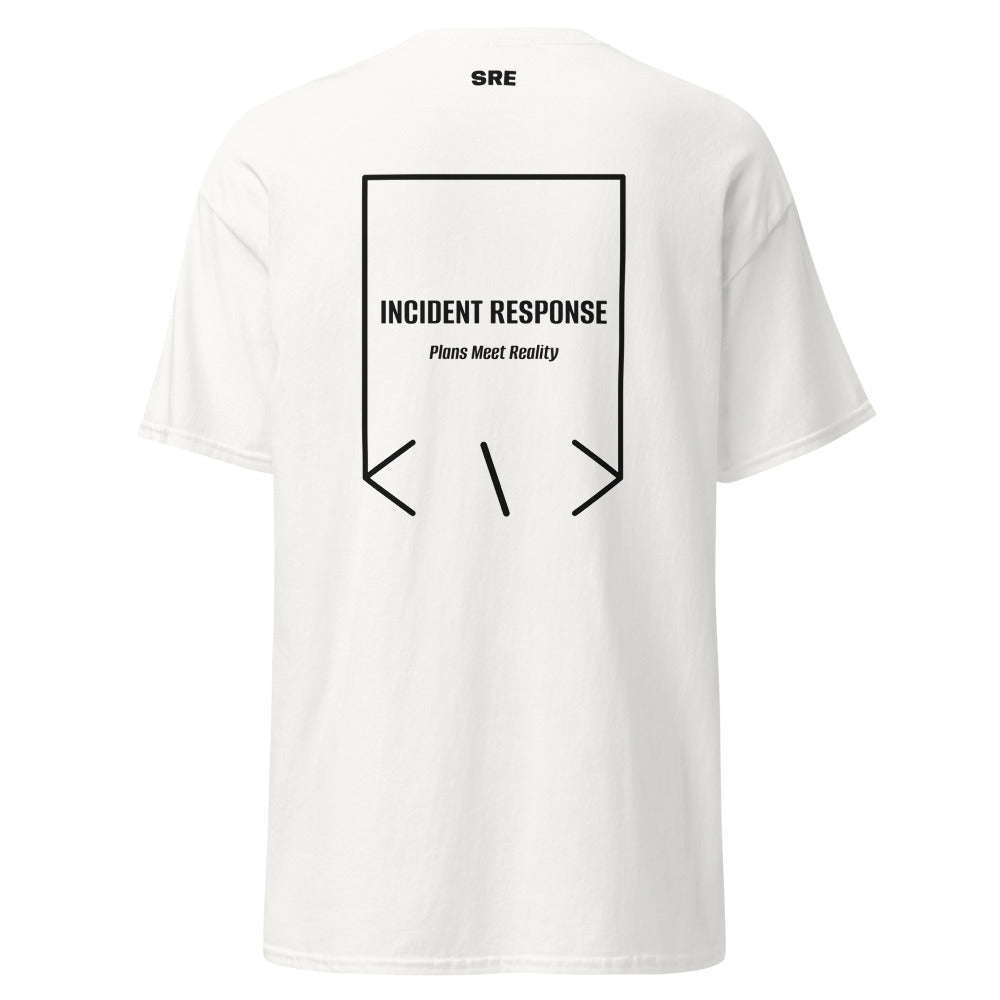 Incident Response — White Black back mockup