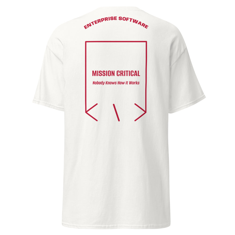 Mission Critical — White Cardinal back mockup