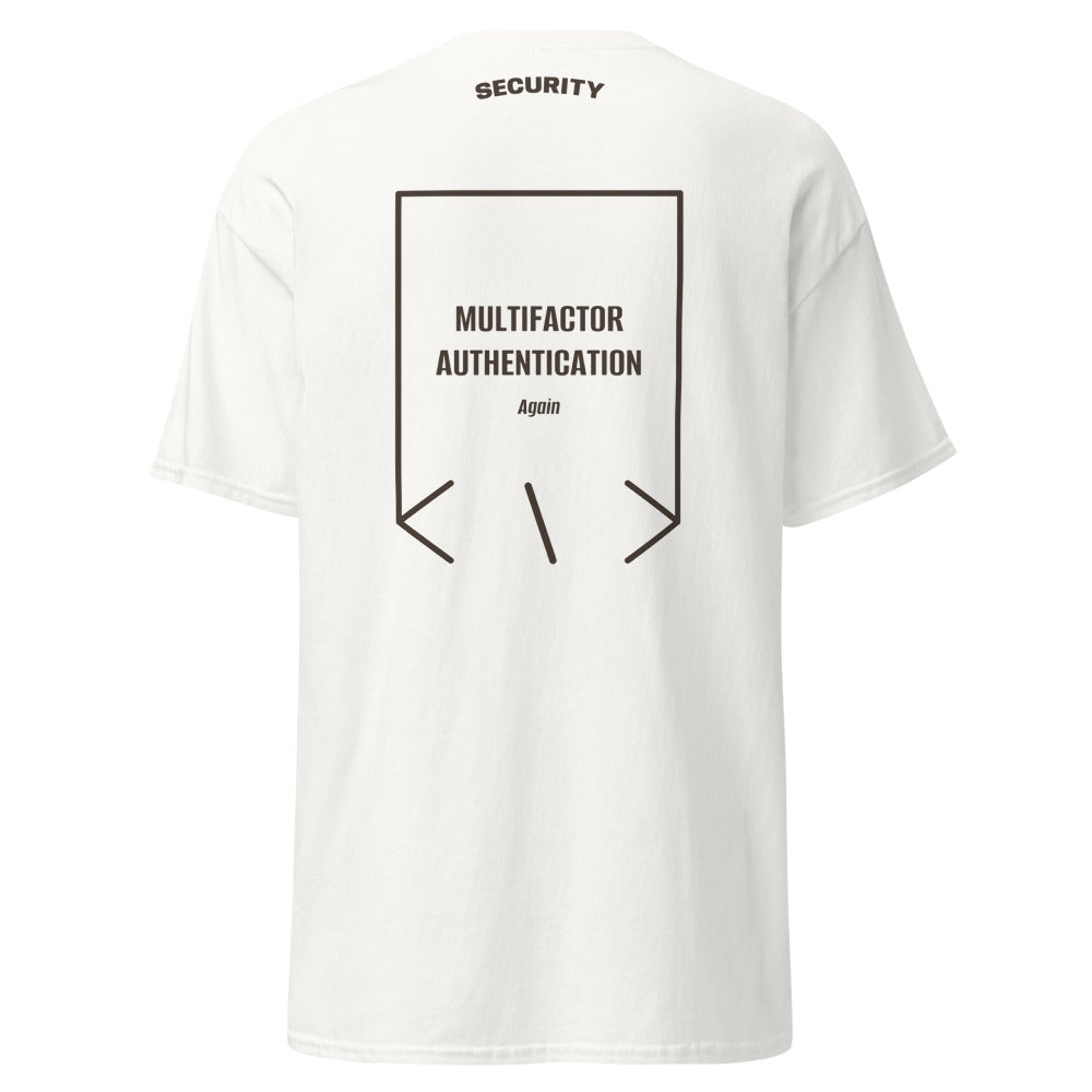 Multifactor Authentication — White Dark Chocolate back mockup