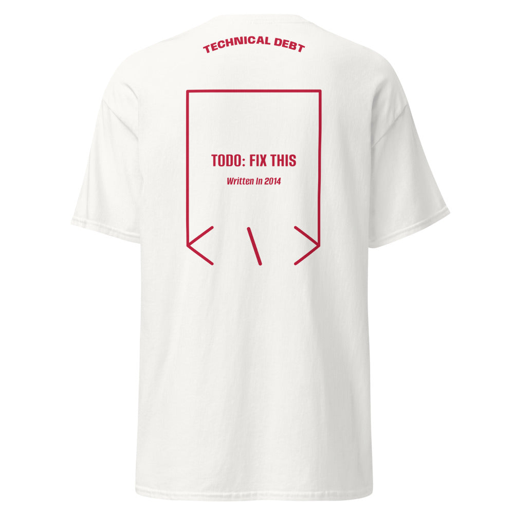 TODO: Fix This — White Cardinal back mockup