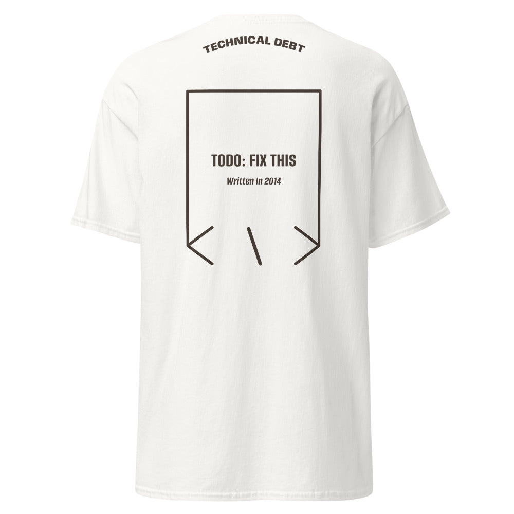 TODO: Fix This — White Dark Chocolate back mockup
