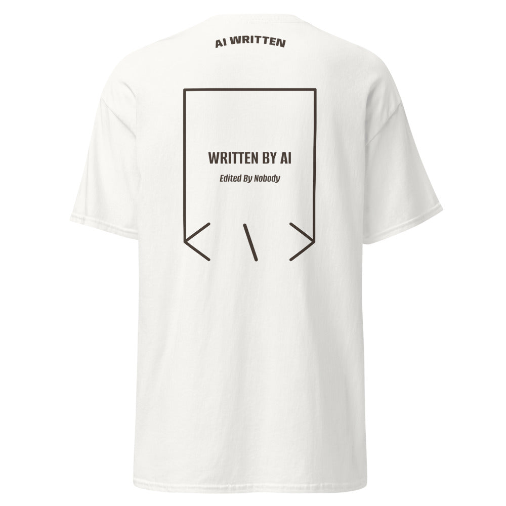 Written By AI — secondary back mockup