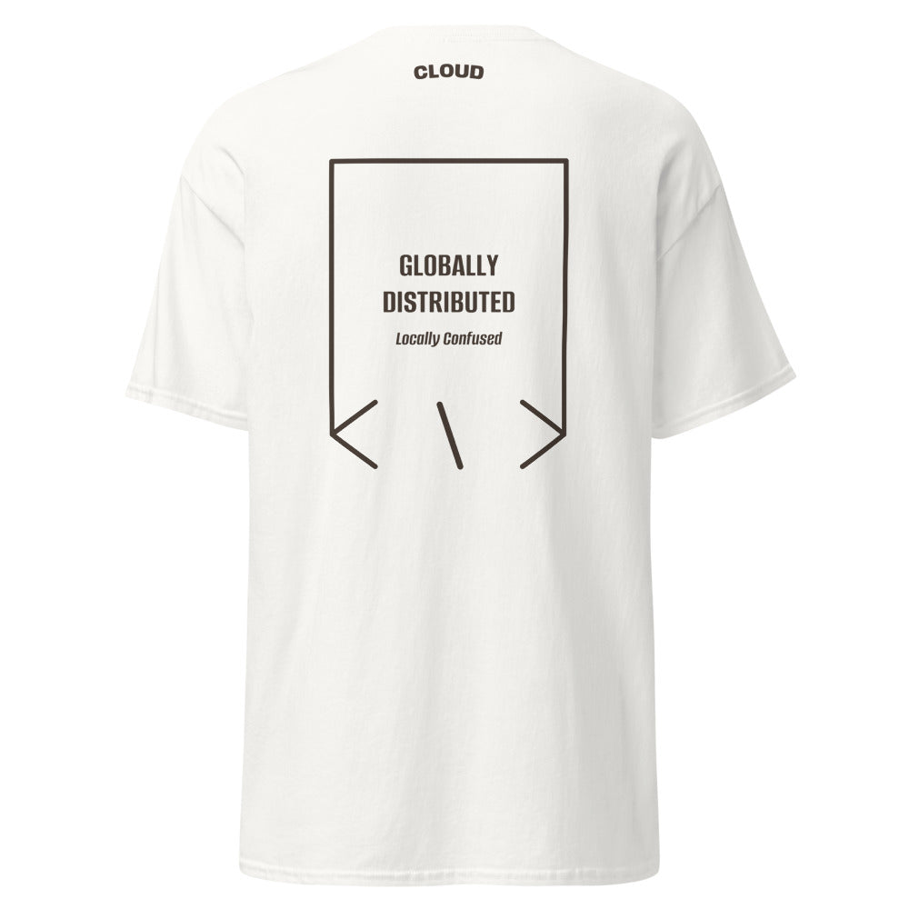 Globally Distributed — White Dark Chocolate back mockup