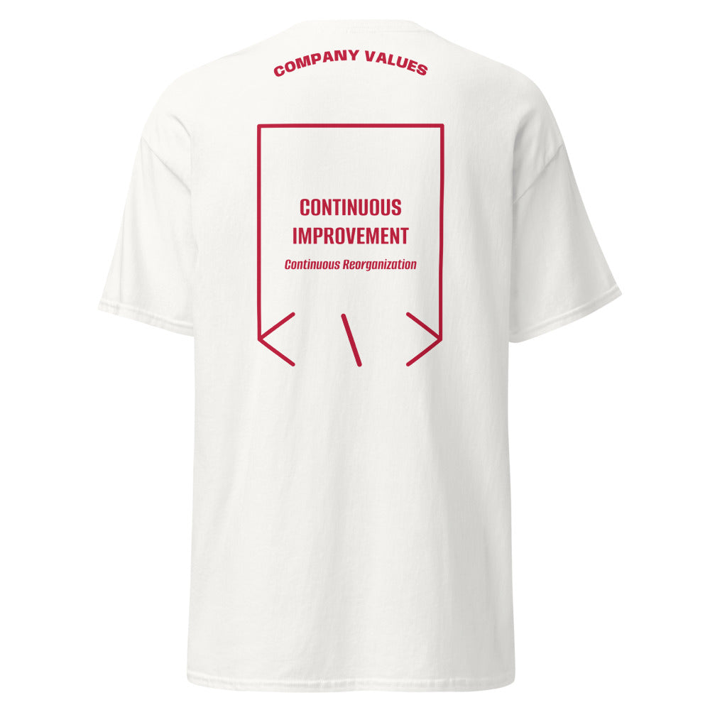 Continuous Improvement — White Cardinal back mockup