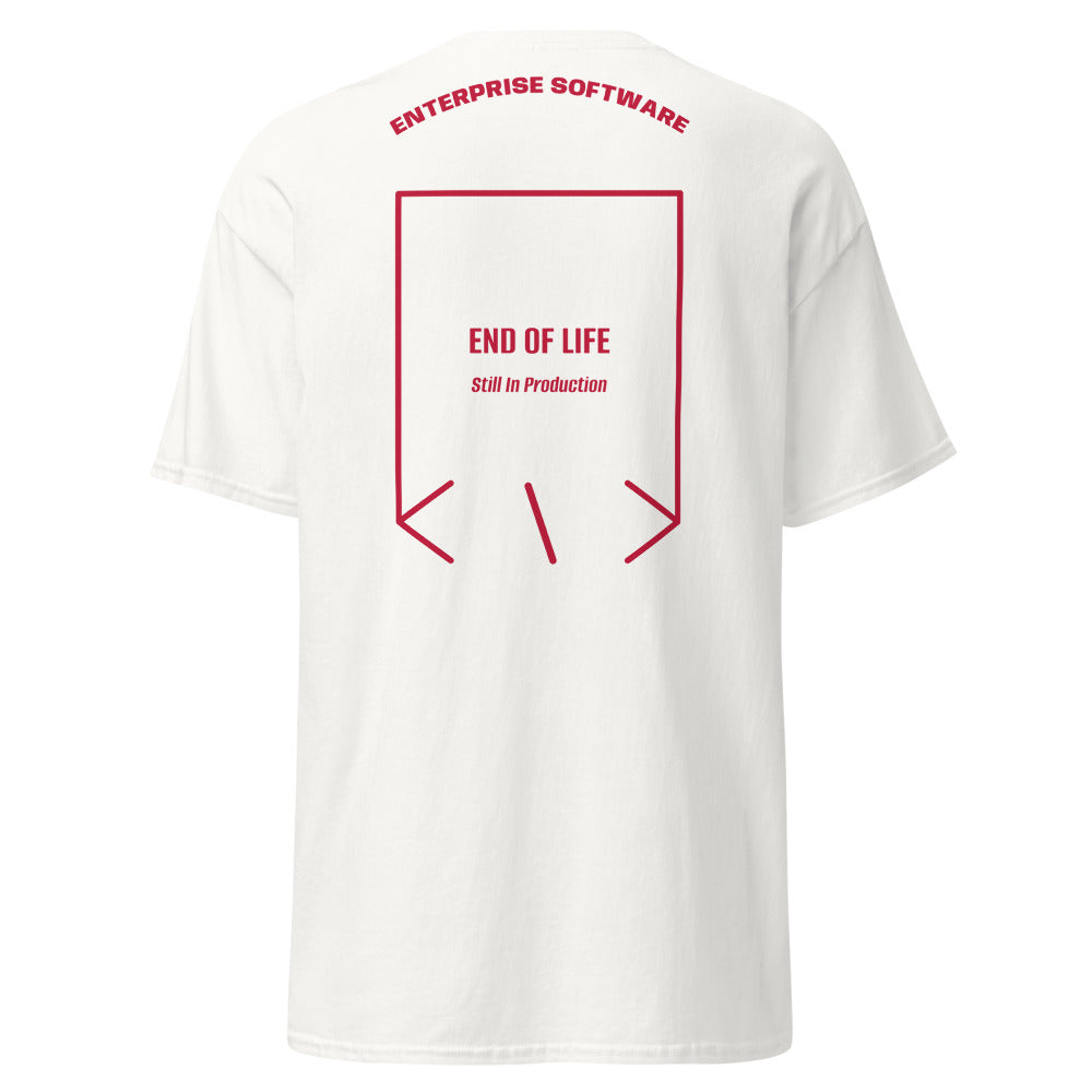 End Of Life — White Cardinal back mockup