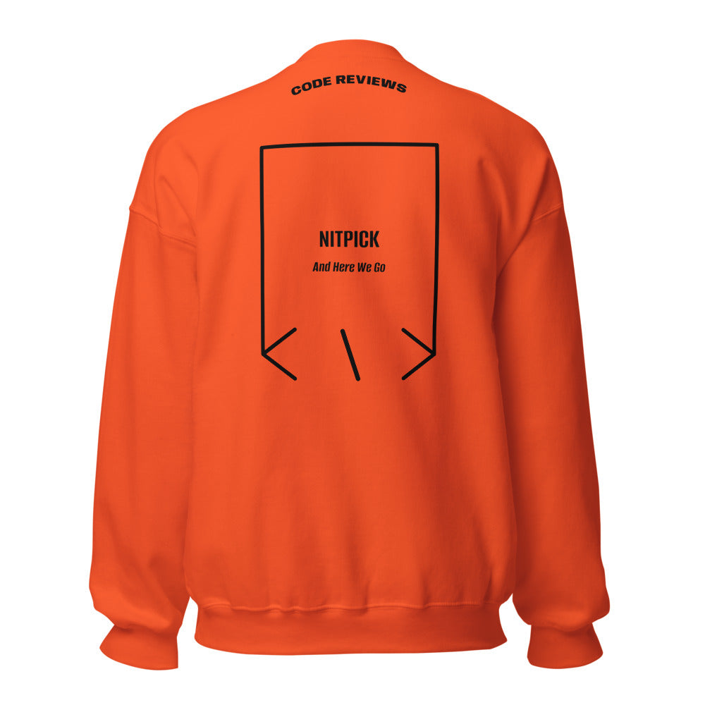 Nitpick — Orange Black back mockup