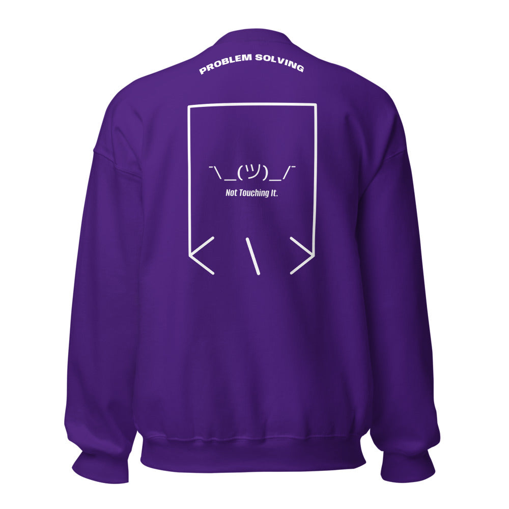 ¯\_(ツ)_/¯ — Purple White back mockup