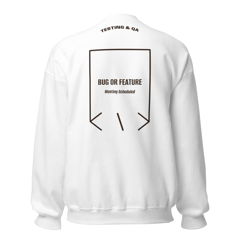 Bug Or Feature — White Dark Chocolate back mockup