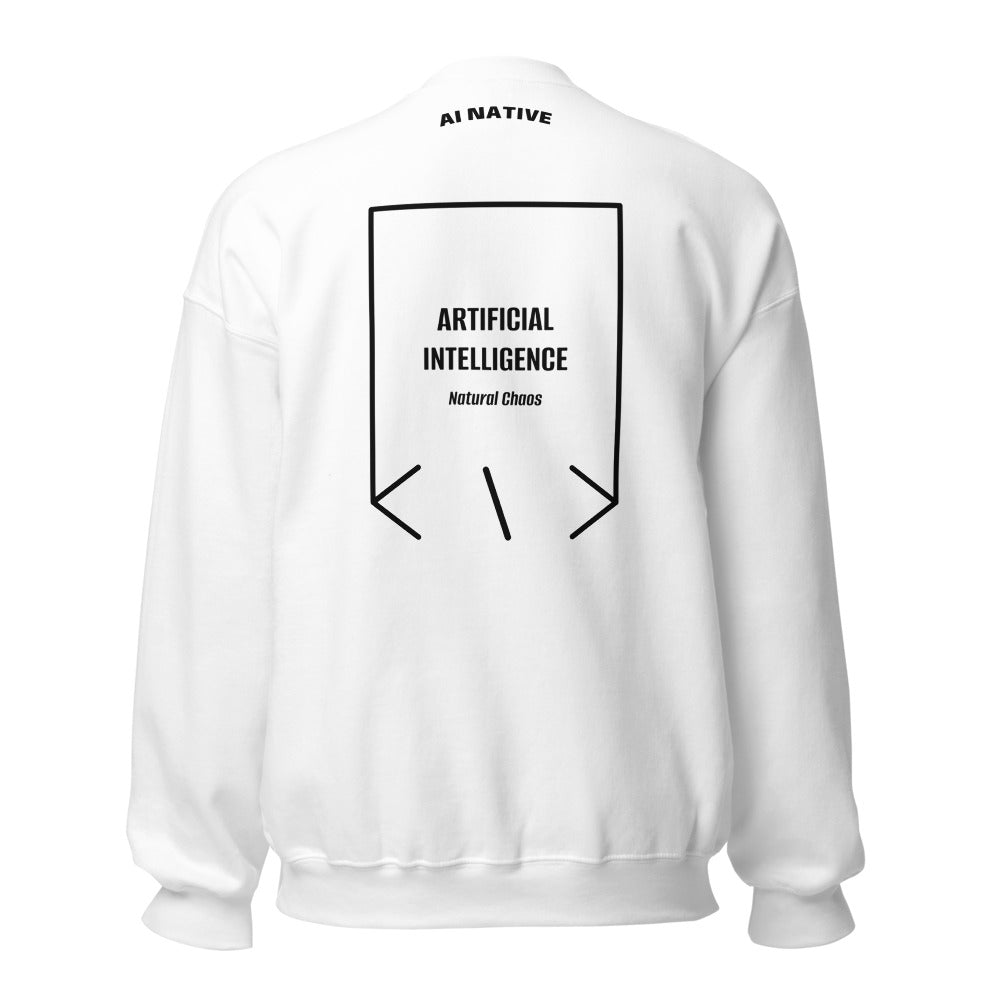 Artificial Intelligence — White Black back mockup