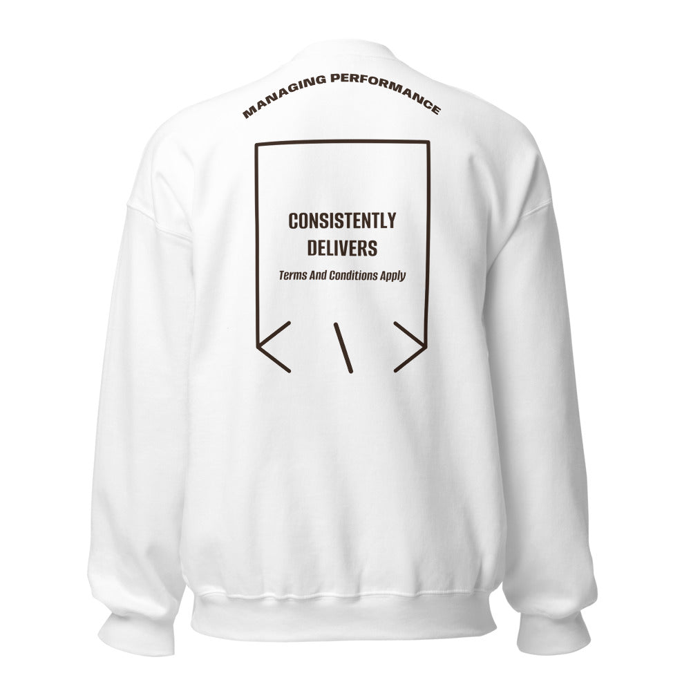 Consistently Delivers — White Dark Chocolate back mockup