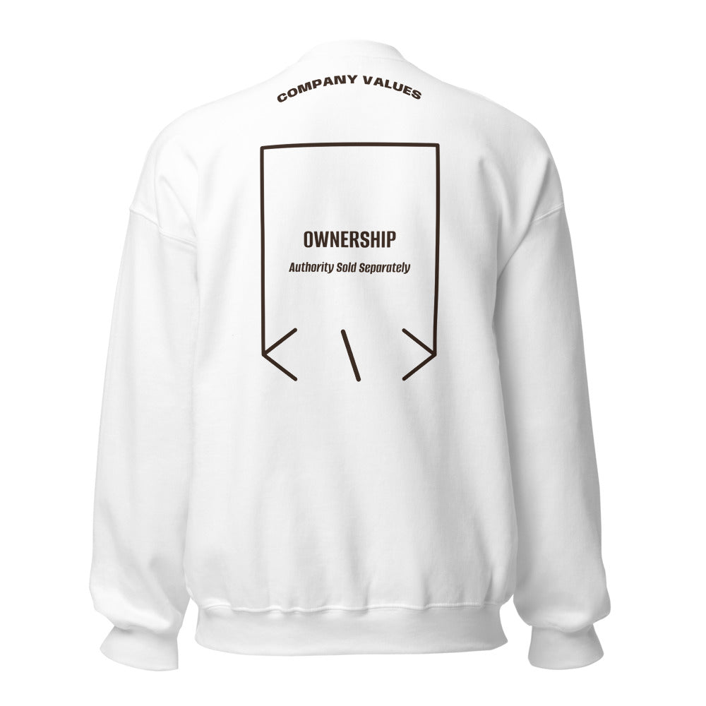 Ownership — White Dark Chocolate back mockup