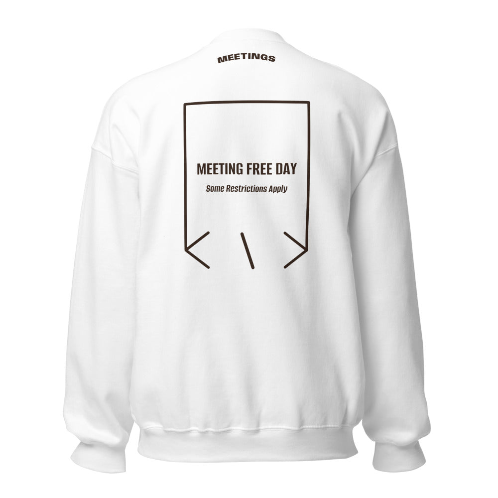 Meeting Free Day — secondary back mockup