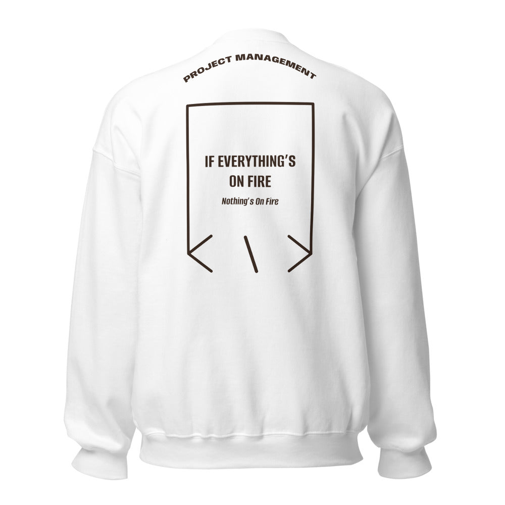 If Everything’s On Fire — White Dark Chocolate back mockup