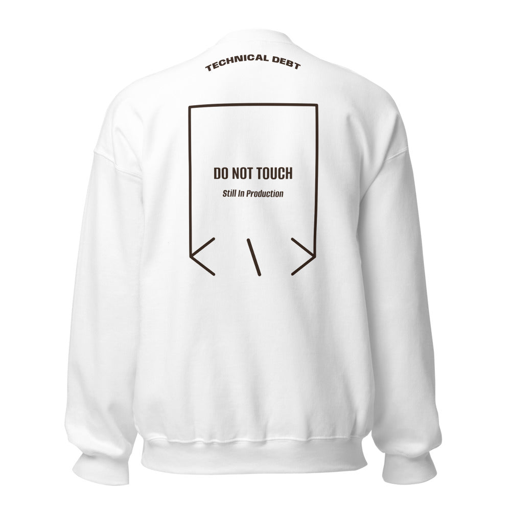 Do Not Touch — secondary back mockup