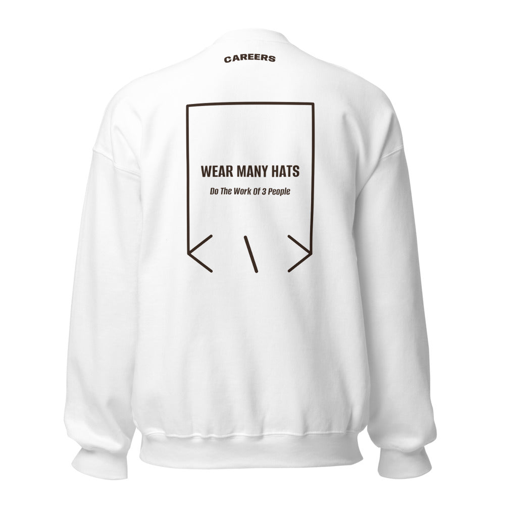 Wear Many Hats — White Dark Chocolate back mockup