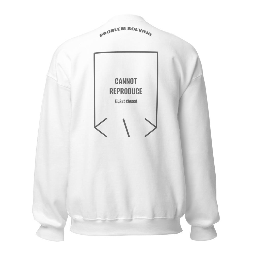 Cannot Reproduce — White Graphite Heather back mockup