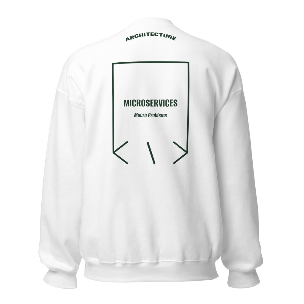 Microservices — White Forest Green back mockup