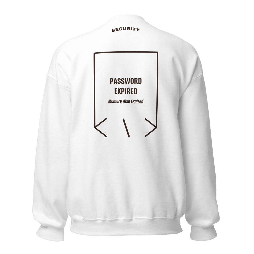 Password Expired — White Dark Chocolate back mockup