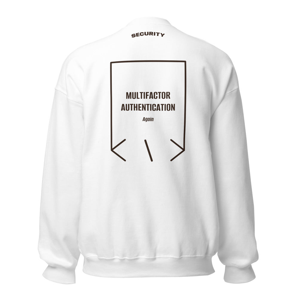 Multifactor Authentication — White Dark Chocolate back mockup