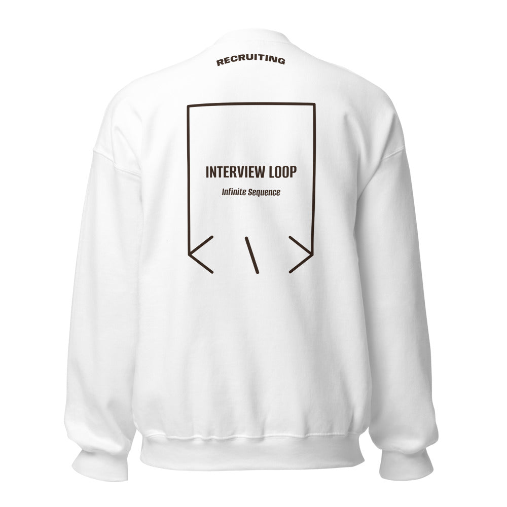 Interview Loop — White Dark Chocolate back mockup