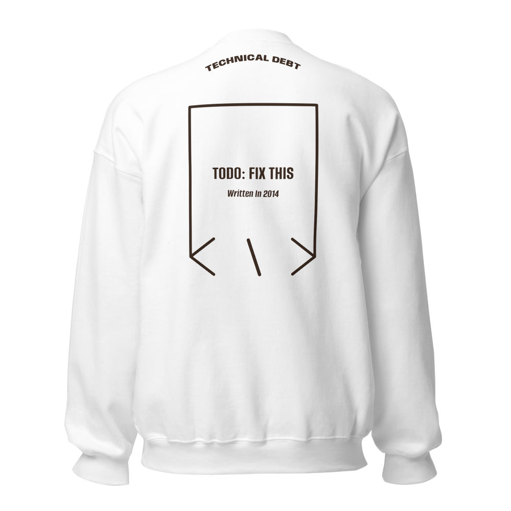 TODO: Fix This — White Dark Chocolate back mockup