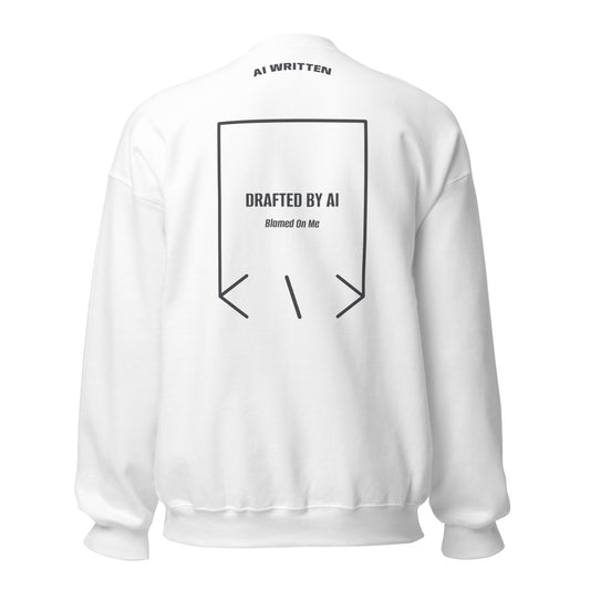 Drafted By AI — secondary back mockup