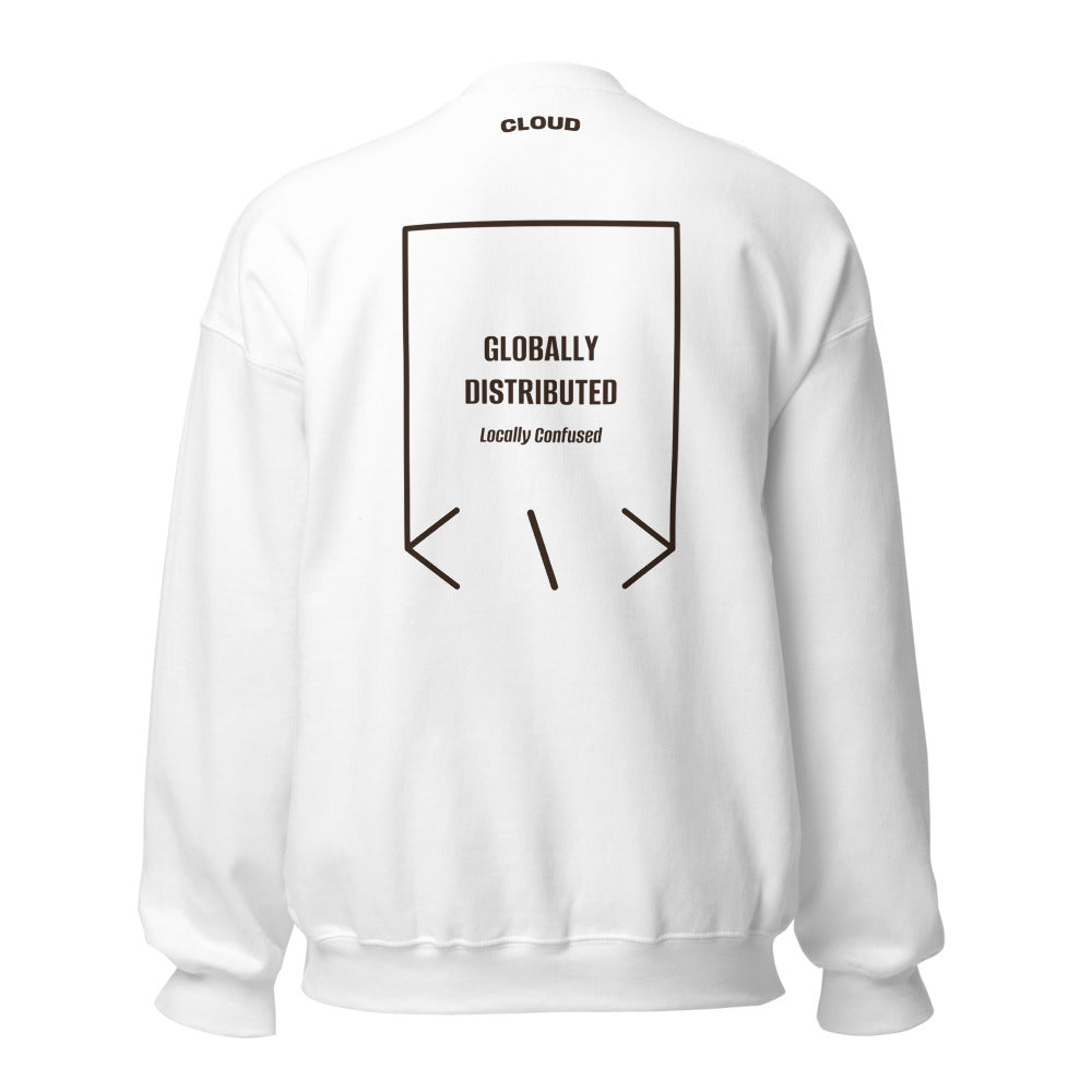 Globally Distributed — White Dark Chocolate back mockup