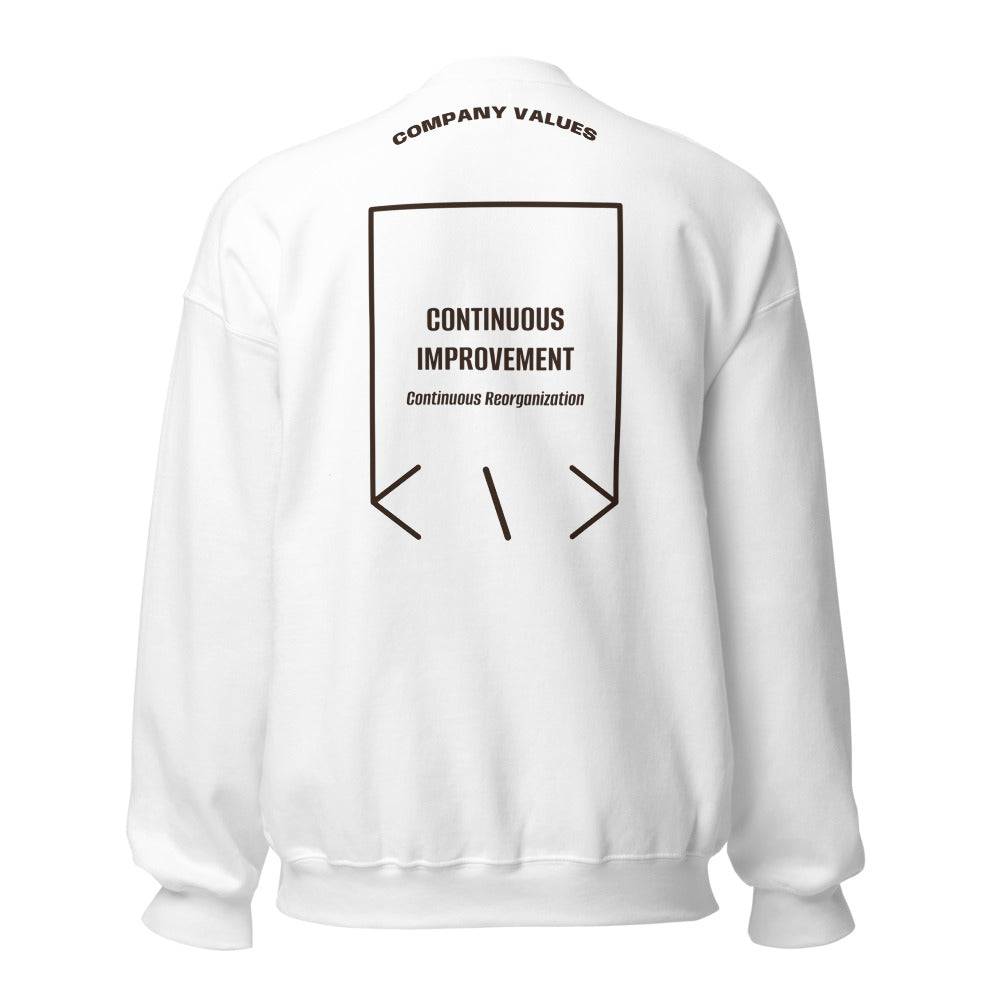 Continuous Improvement — White Dark Chocolate back mockup