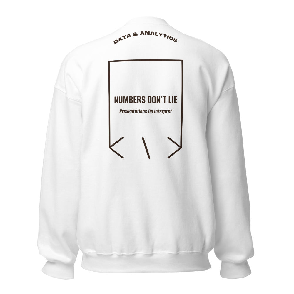 Numbers Don't Lie — White Dark Chocolate back mockup