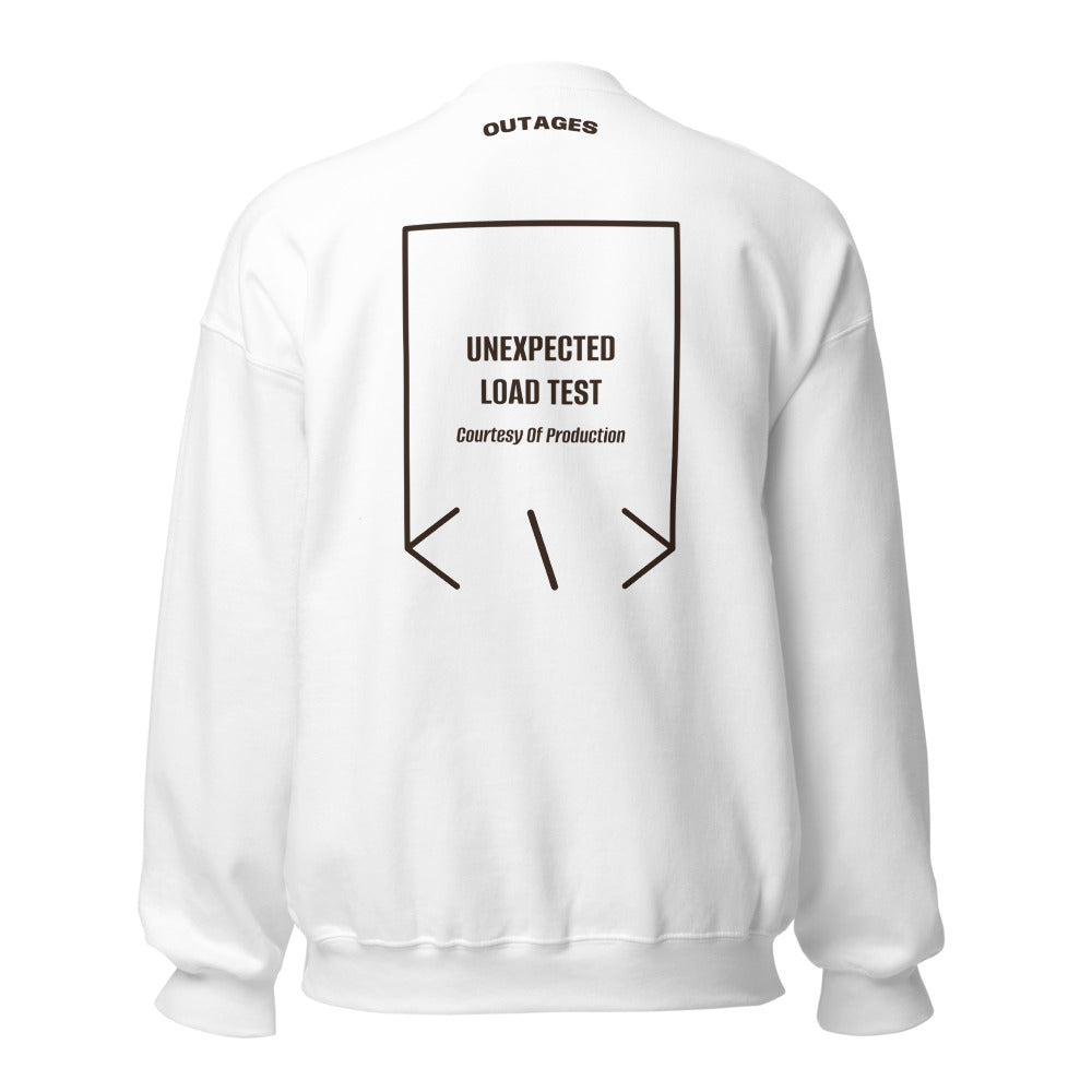 Unexpected Load Test — White Dark Chocolate back mockup