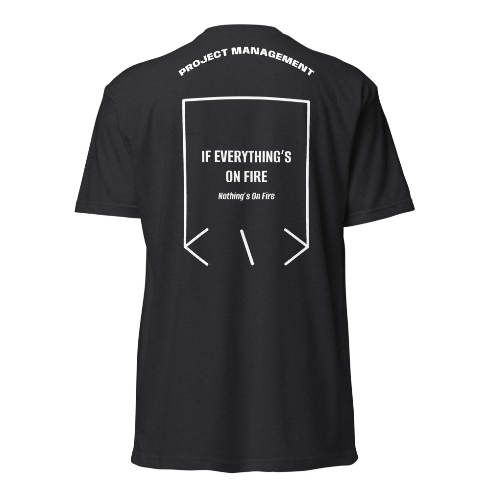 If Everything’s On Fire — Black White back mockup