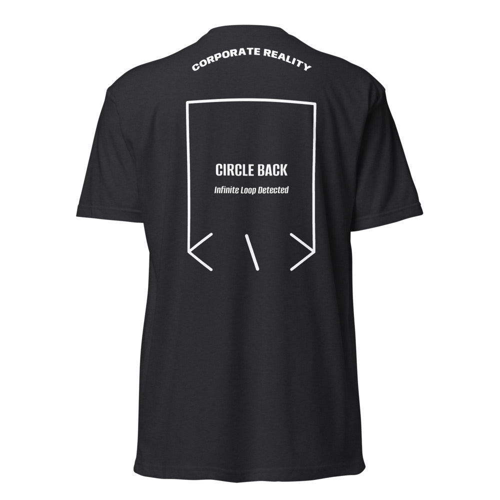 Circle Back — Black White back mockup