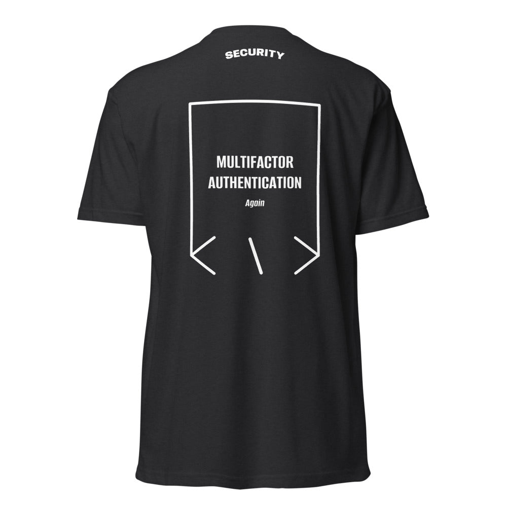 Multifactor Authentication — Black White back mockup