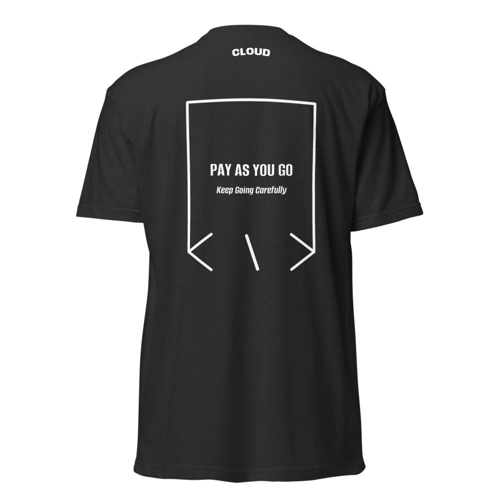 Pay As You Go — Black White back mockup