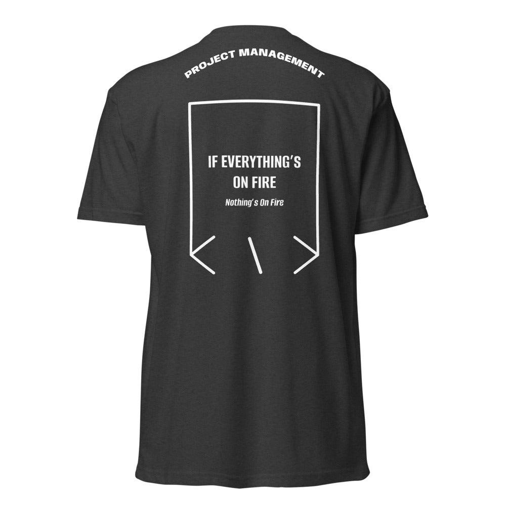If Everything’s On Fire — Charcoal White back mockup