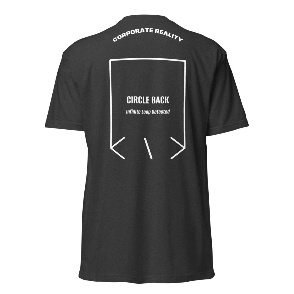 Circle Back — Charcoal White back mockup