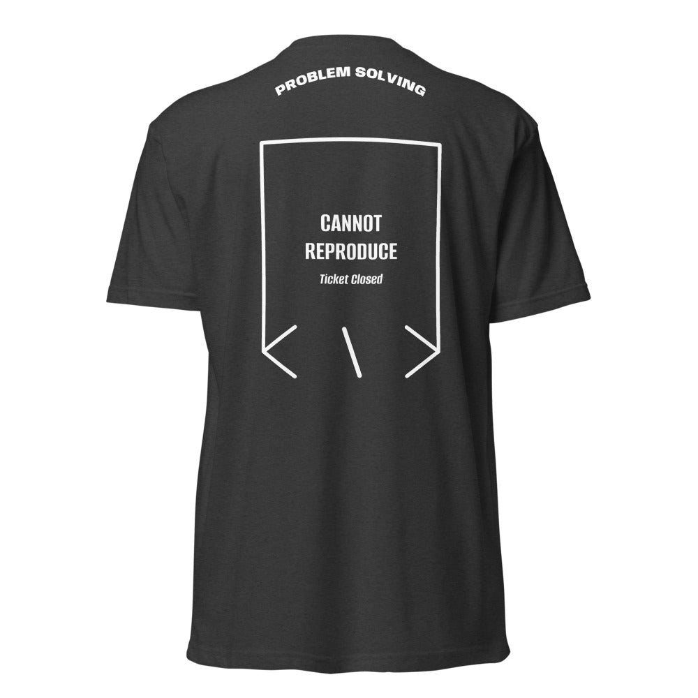 Cannot Reproduce — Charcoal White back mockup
