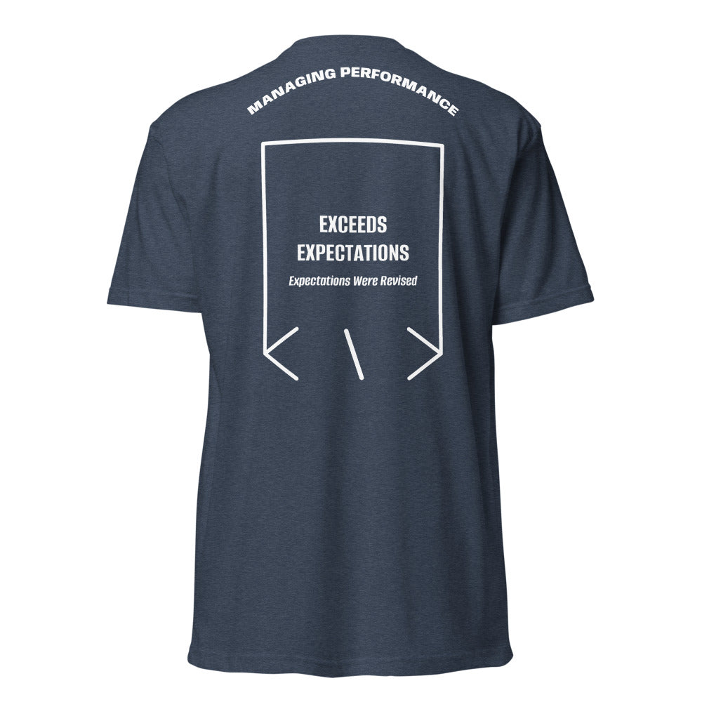 Exceeds Expectations — Midnight Navy White back mockup