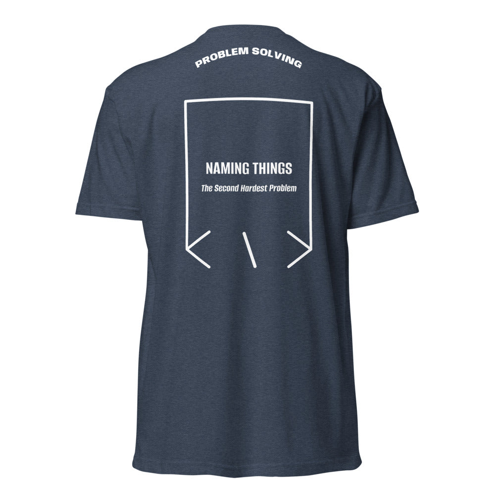 Naming Things — Midnight Navy White back mockup
