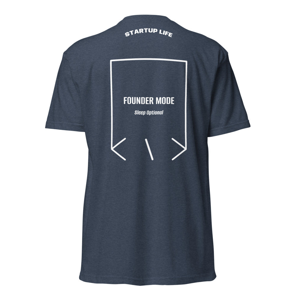 Founder Mode — Midnight Navy White back mockup